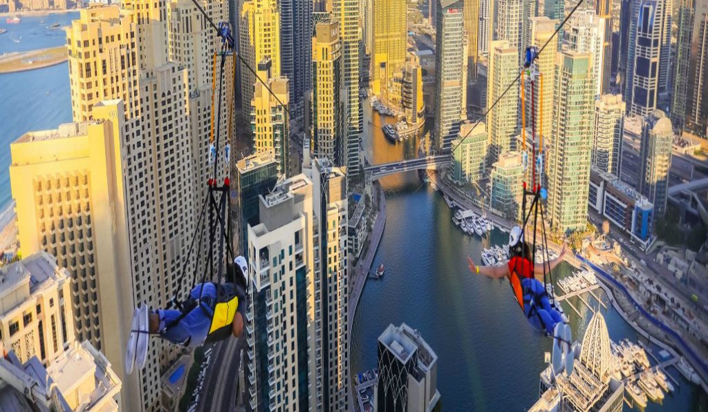 Discover the World’s Longest Urban Zipline in Dubai Marina