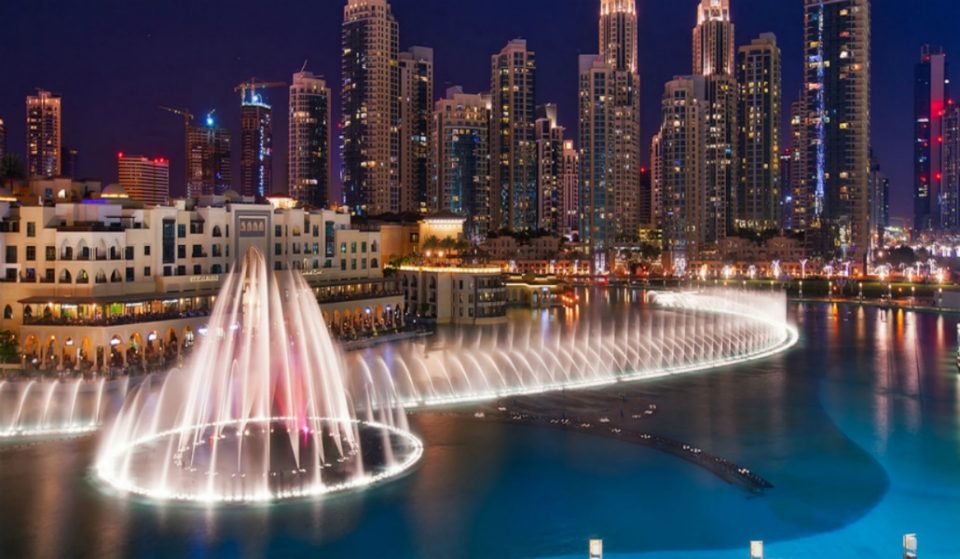 The Beautiful Singing Fountains of Downtown Dubai