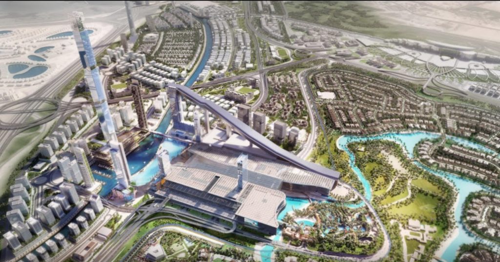 New development along riviera between Dubai & Abu Dhabi in progress