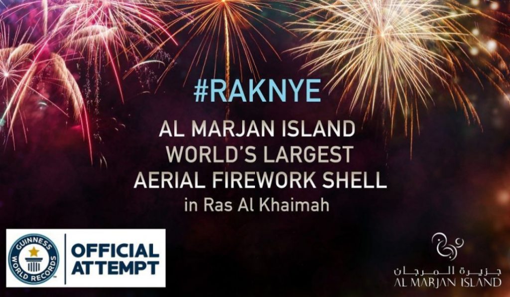 The NYE Fireworks in Ras Al Khaimah plan to break another world record