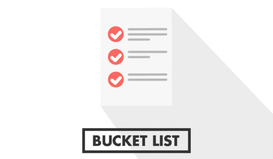 2019 Bucketlist: 20 things you need to do this year