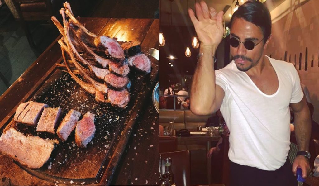 Spotted: Celebs at Nusr-et Steakhouse with Saltbae