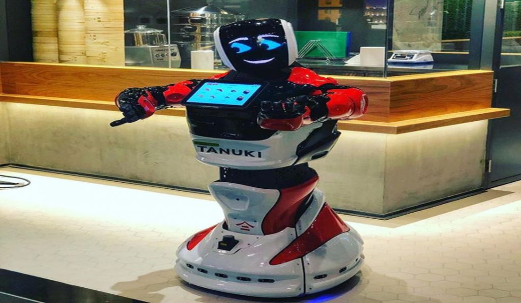 Asian restaurant; Tanuki, in the Dubai Mall has a new AI employee