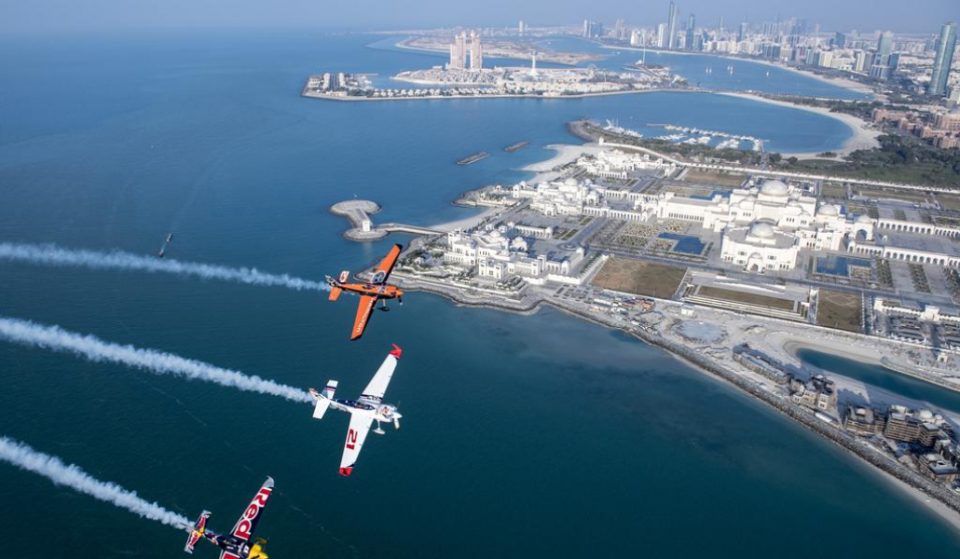 Red Bull Air Race opening in Abu Dhabi