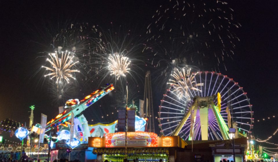 Fireworks on The Beach in celebration of the DSF